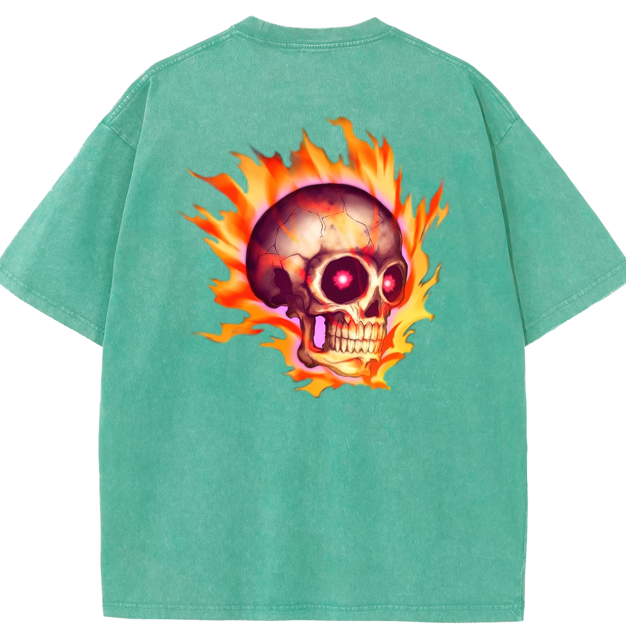 （画像用） 遊☆戯☆王 Yu-Gi-Oh! 綿100% ヴィンテージ風 半袖Tシャツ（背面プリント）